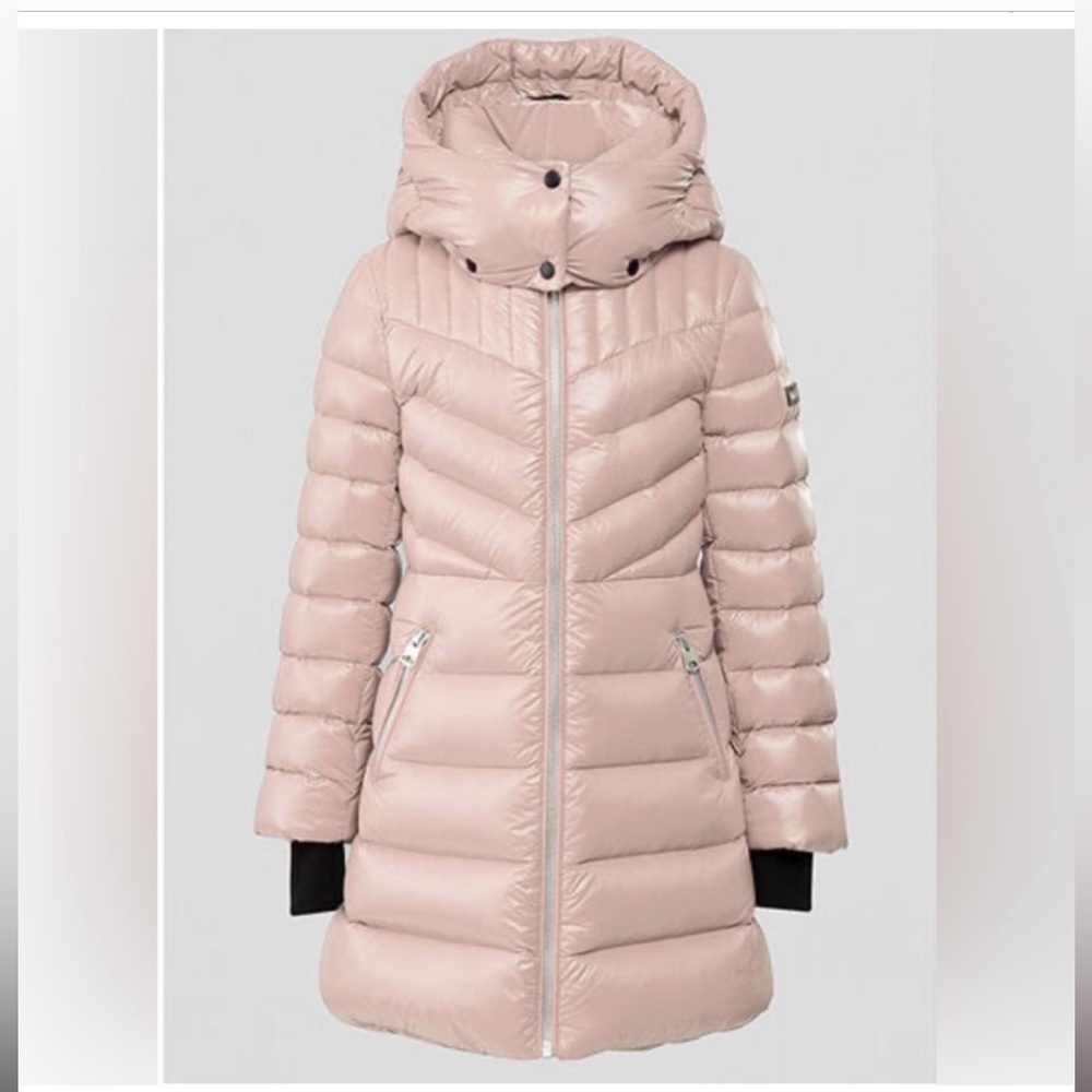 Mackage Light Pink Puffer Coat 10Y